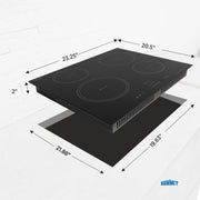 Summit Appliance Black / 24 Inch / 1 Countertop Burners