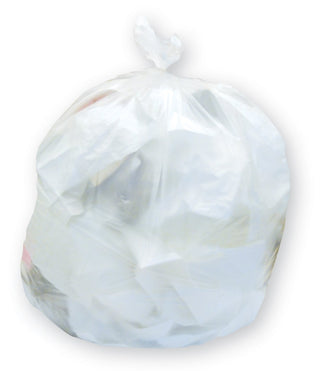 HDPE Waste Can Liner by Heritage – 1 Count (Pack of 250), 45.0 gallons, High-Density Polyethylene (HDPE), Natural, Pack of 250