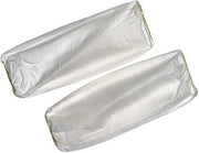 Cellucap Polycoated Polypropylene Disposable Sleeves White, 18" Length | 100 Pair