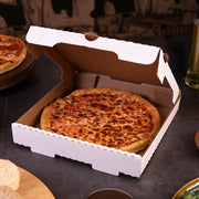 10x10 Pizza Box by SOUTHERN CHAMPION TRAY – 10" x 10", 2.3 kilograms, Corrugated, White, Pack of 50