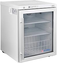 Global Industrial Undercounter Laboratory Refrigerator, Glass Door Key Lock