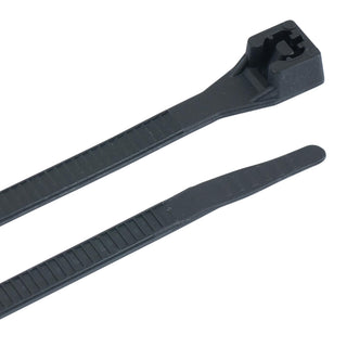 nVent 8 in. Cable Tie by Gardner Bender – 100 Pack, Nylon, Uv Black, Model 46-308UVB