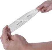 Shatterproof Ruler by Westcott – SINGLE, Plastic, Clear, Model 13862