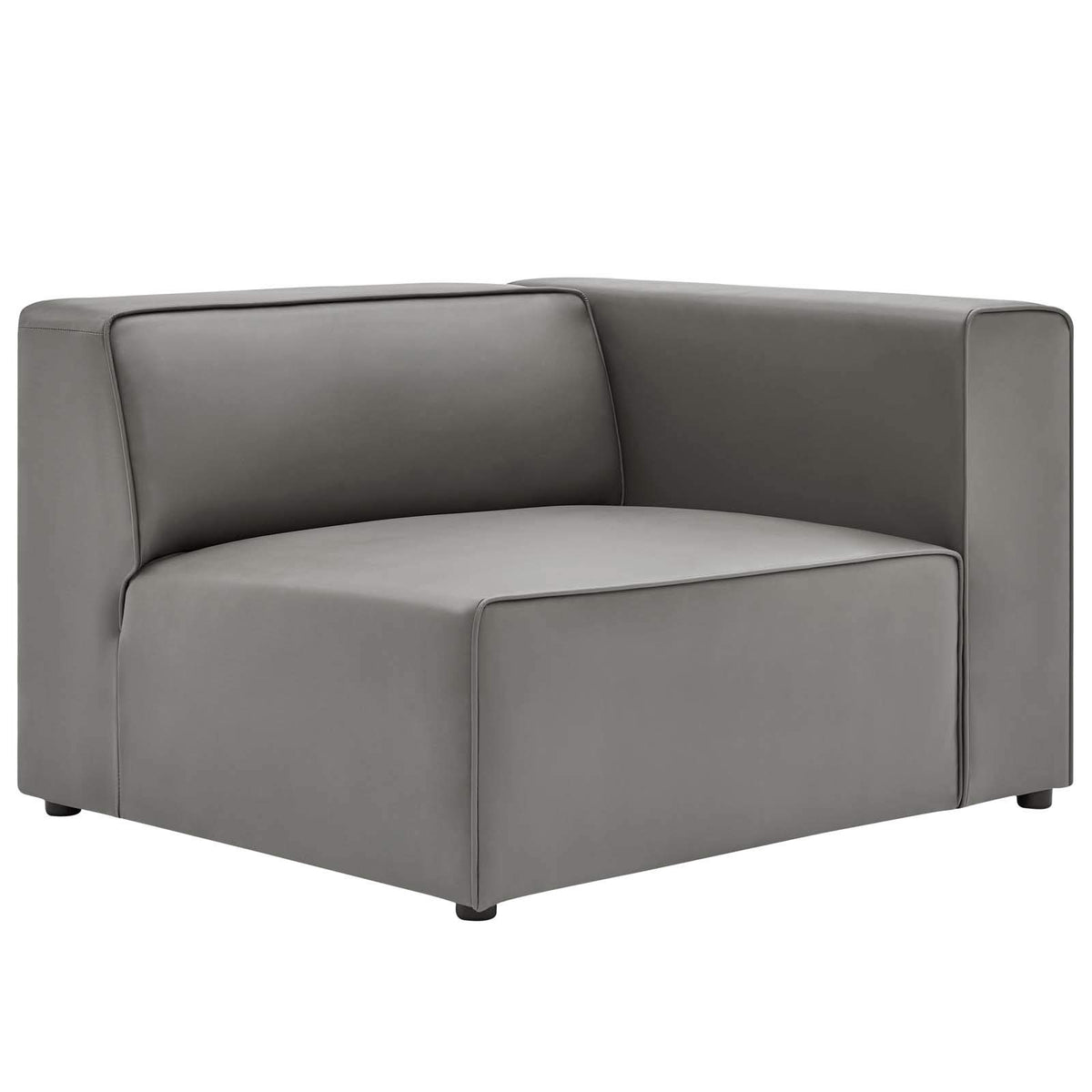 Modway Grey / Right-Arm Chair / 1 Sofas & Couches