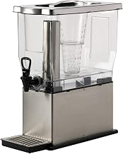 Service Ideas Beverage Dispenser with Infuser, 3 Gallon, Stainless Steel