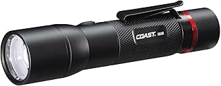 Coast HX6R 800 Lumen USB-C Rechargeable LED Flashlight with 4 Light Modes, Slide Focus, IP54 Water-Resistant