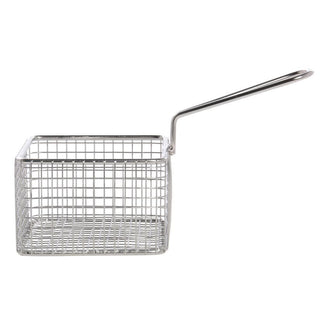 French Fry Serving Basket Stainless Steel by HUBERT – Stainless Steel, Silver, Model 191538027598