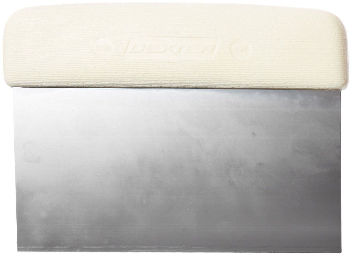 Dexter Russell Inc Dri 19783 6"X3" Dough Cutter/ Scraper DRI by Sani-Safe® – Alloy Steel, White, Model DRI_19783