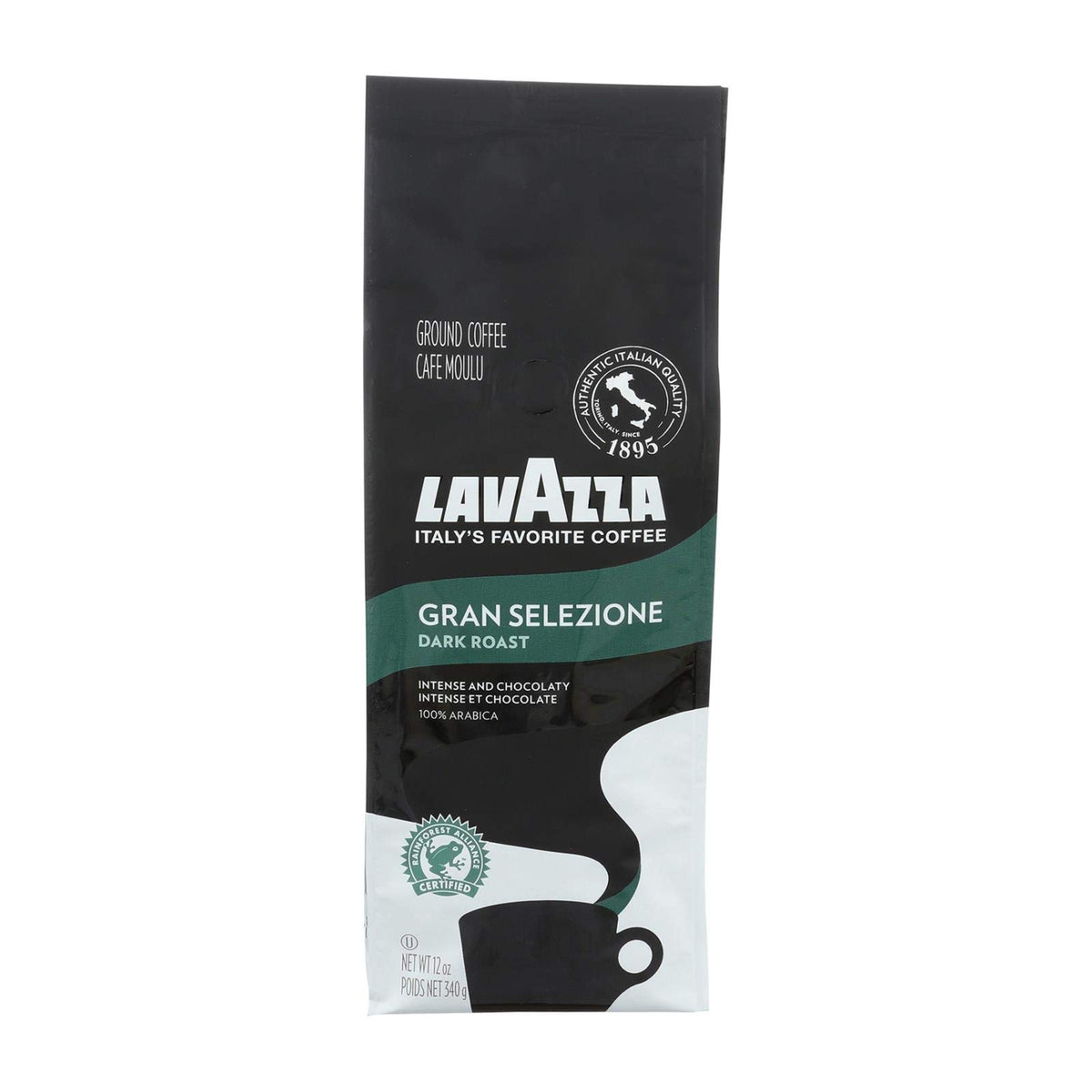 Lavazza Intense and Chocolaty / 12 Ounce (Pack of 6) / No Color Ground Coffee