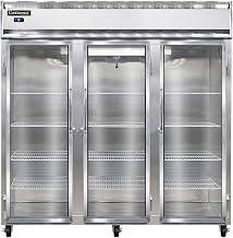3R-GD Three Section Reach In Glass Door Refrigerator
