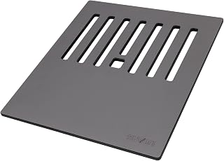 15 x 13 inch Textured Gray Finish Cutting Board With Dish Plate Caddy for Ruvati Workstation Sinks - RVA1226GR