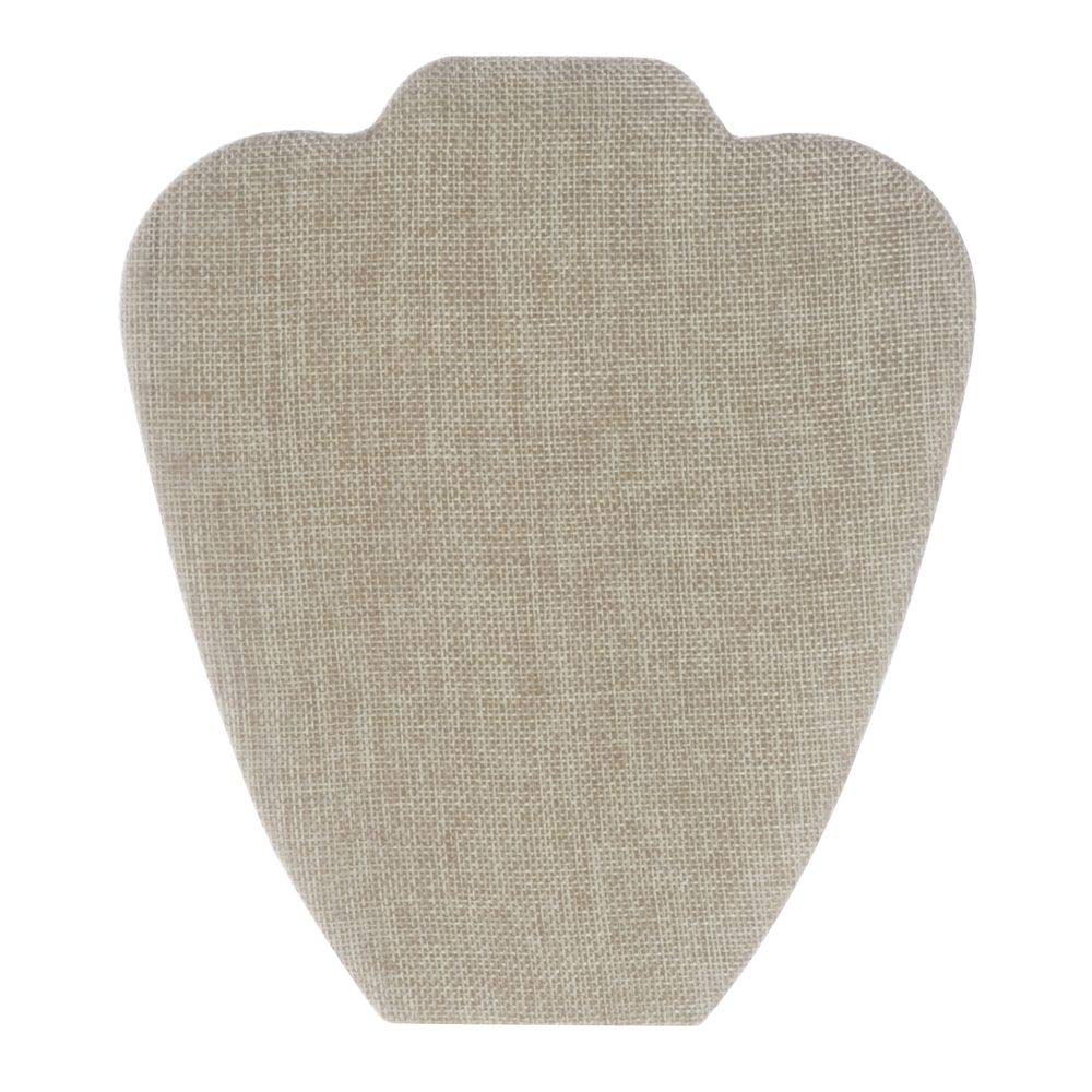 Necklace Display Easel Burlap 8 5/8" H by GRAND & BENEDICTS INC – Model 075-6704N-NAT