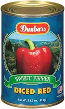Moody Dunbar Diced Red Peppers - 15 oz., 24 cans per case