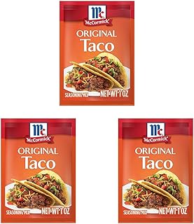 McCormick Original Taco Seasoning Mix, 1 oz (Pack of 3)