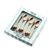Amefa Copper / Espressolöffel-Set, 6-teilig, kupfer satiniert / Retro Coffee & Espresso Spoons