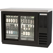 Two-Section Refrigerated Food Rated Back Bar Storage Cabinet by Beverage Air – Model BB48HC-1-F-GS-B