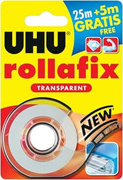 Ice Age Adhesive Tape with Dispenser 25 m + 5 m Transparent UHU