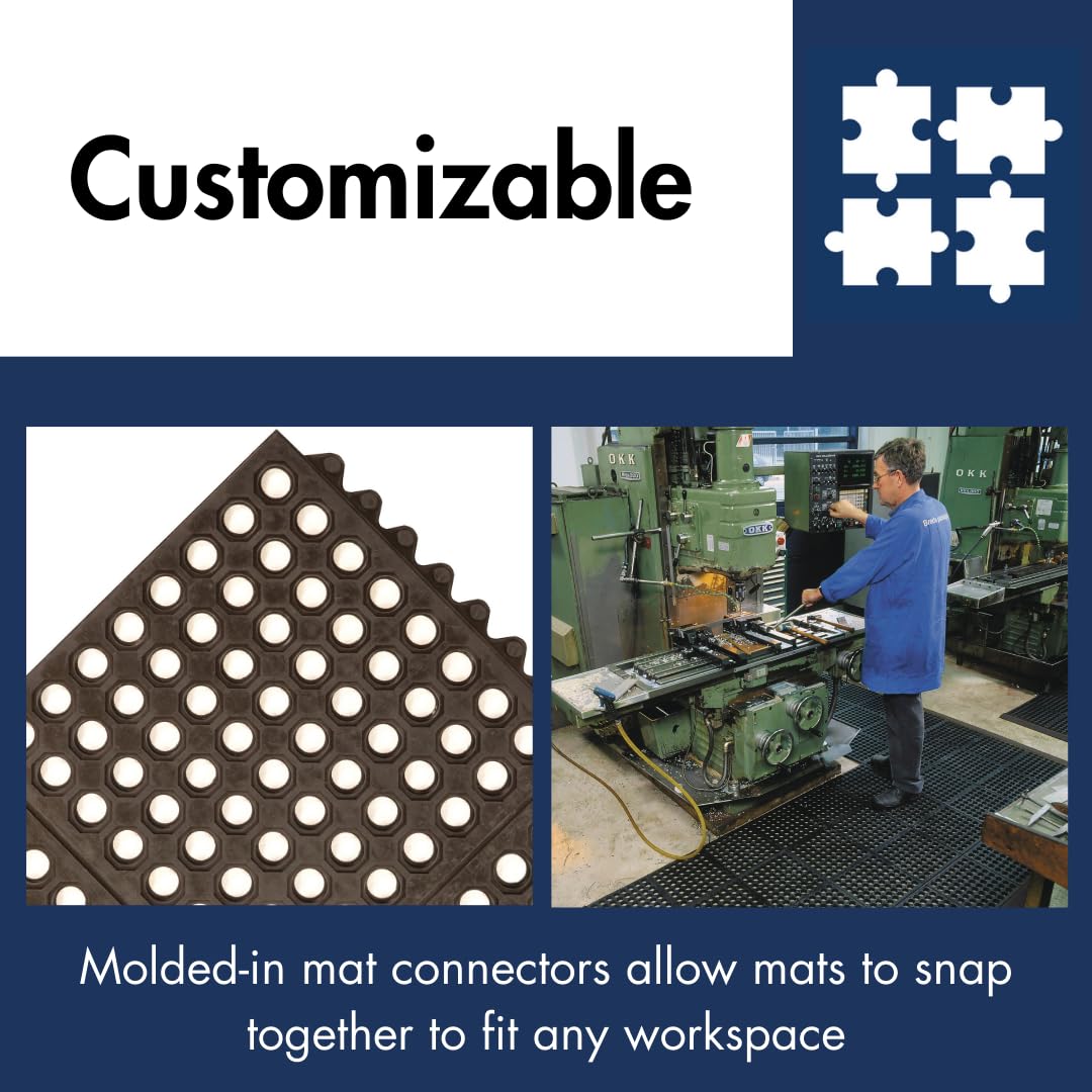 Notrax Black / Stock Size / 1 Floor Mats & Matting