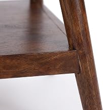 Starlight Canyon Home Solid Acacia Wood End Table, Mid-Century Modern Side Table for Living Room, Bedroom and Office
