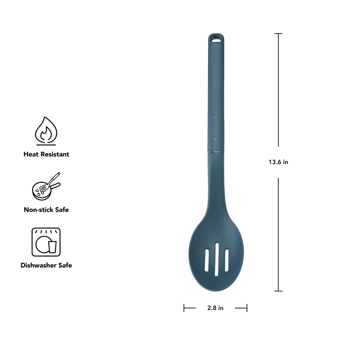 KitchenAid Agave / 13.6-Inch / Everyday Cooking Spoons