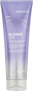 Joico Blonde Life Violet Conditioner | For Cool & Bright Blonde Hair | Neutralize Brassy Tones | Banish Yellow Tones | Boost Shine | Sulfate Free | With Monoi & Tamanu Oil