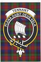 Clan Tennant Tartan Crest Flag 2x3 Ft Outdoor Flags Garden Yard Banner Decorative Fun Sign