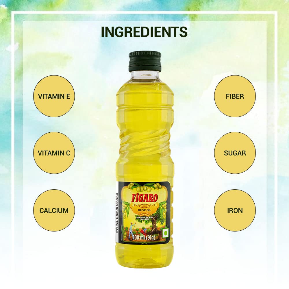 Olive Oil - 100 ml by Figaro – 100 ml, Model FIGARO_OIL_100ML_1PACK