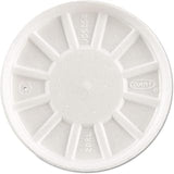 DART Vented Foam Lids, Fits 6-32oz Cups, White, 500/Carton, Sold as 1 Carton