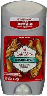 Old Spice Wild Collection Bearglove Antiperspirant Deodorant Invisible Solid, 2.6 oz (10 pack) (Bundle)