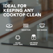 Glass & Ceramic Cooktop by Weiman – 10 Ounce (Pack of 1), Cooktop, Polish & Cleaning Tools, Model 608ZBP