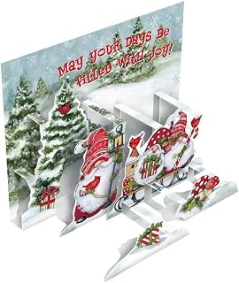 Lang, Holiday Gnomes 3D Pop-Up Christmas Cards (8 pack) by Susan Winget