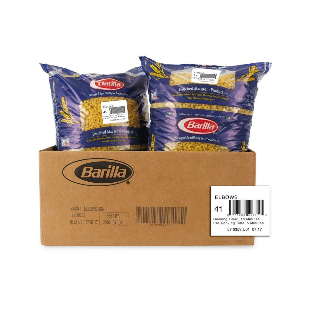 Elbow Pasta by Barilla – Pack of 2