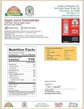 Juice Concentrate - 3 Plus 1 Apple, 32 Ounce (( -- 12 per case.