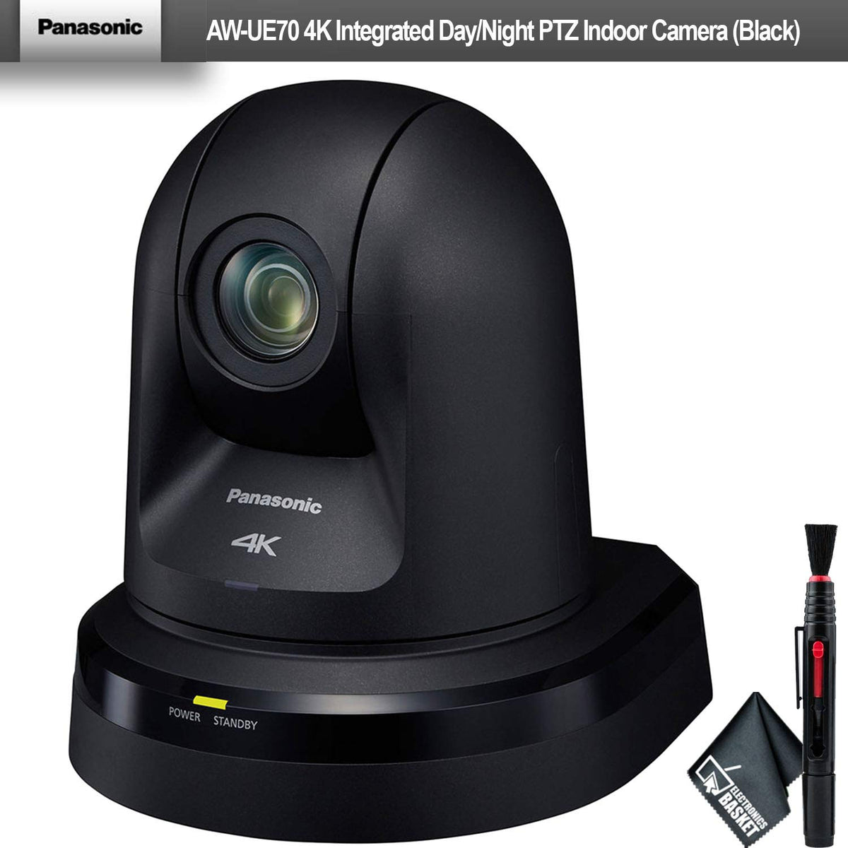 AW-UE70 4K PTZ Camera 5-Pack (Black) Bundle by Panasonic – Model AW-UE70KPJ_EDIRD_23-DR