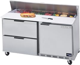 Beverage-Air SPED60-08-4 60" W Sandwich Prep Table Drawered