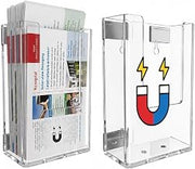Azar Displays 252112-M-2PK, Trifold Magnetic Brochure Holder (2-Pack)