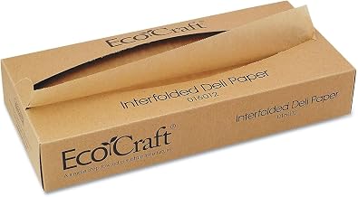 Bagcraft Ecocraft Interfolded Soy Wax Deli Sheets, 12 X 10.75, 500/box, 12 Boxes/Carton