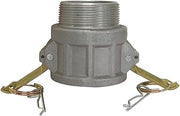 BE Pressure 90.391.100, 1" Aluminum Camlock Fitting, Female Coupler x MPT Thread