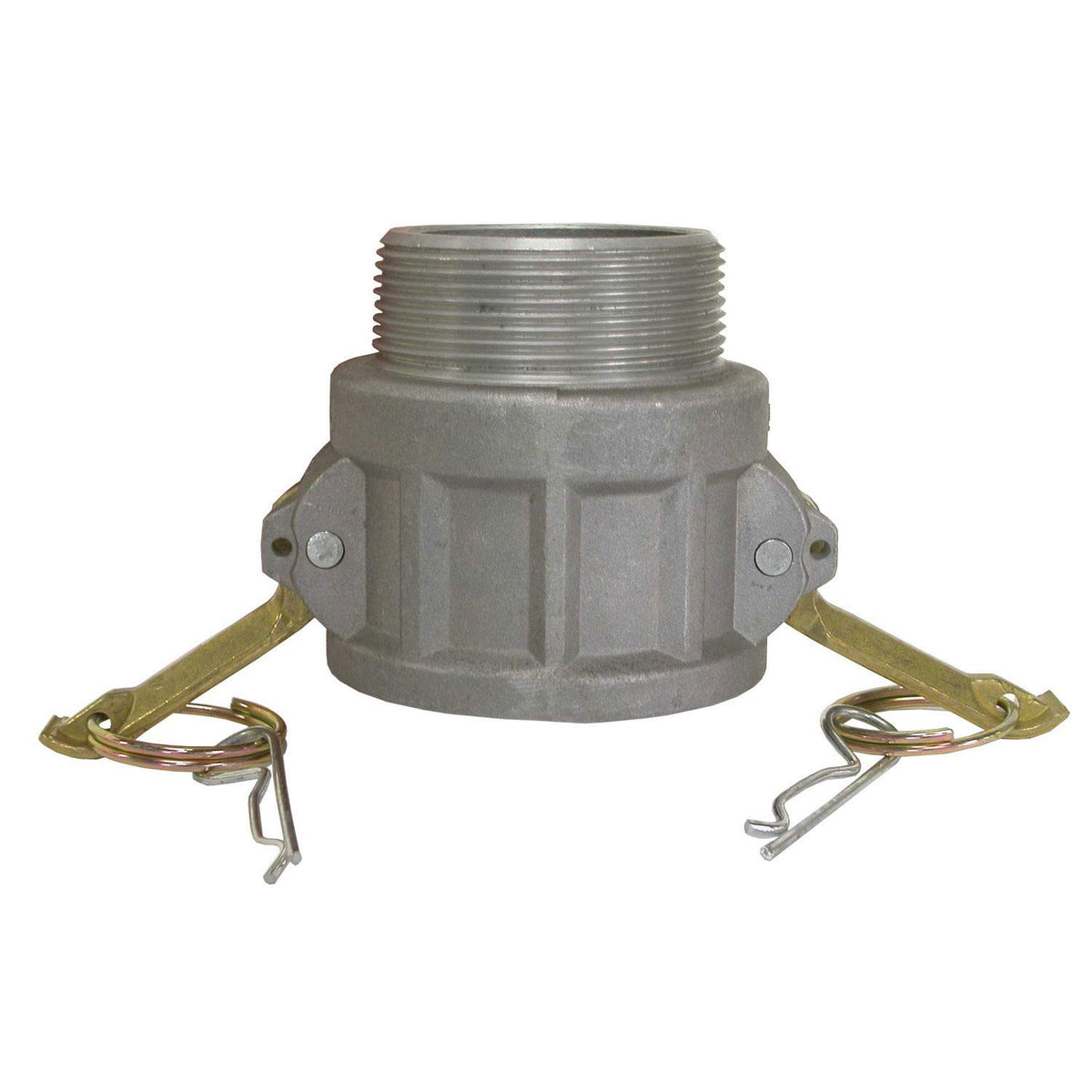 3/4IN Aluminum CAMLOCK Fitting - Female Coupler X MPT Thread by BE Power Equipment – 3/4, Aluminum, Silver, Model 90.391.034