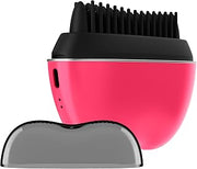 Conair 5-Minute Fix Touch-up Tool Straightening Brush, Rechargeable, Pink | Cordless, on-the-go design to smooth and refresh styled looks, ionic smoothing for frizz control, adjustable heat