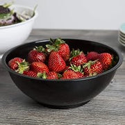 Round Serving Bowls - 80 oz | 10" | Black | Pack of 25