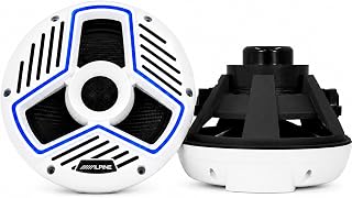 Alpine MRN-S88-LW Marine 8.8" Coaxial Speaker Set - White