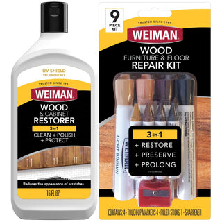 Wood Restore and Repair Kit by Weiman – Brown