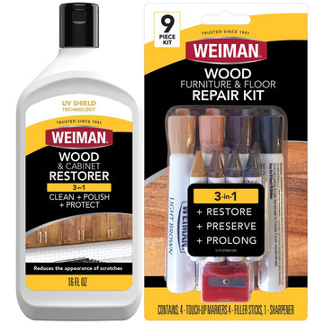 Wood Restore and Repair Kit by Weiman – Brown