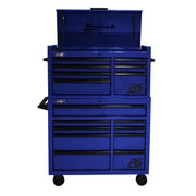 () 41" RS PRO 9 DWR ROLLING CABINET-BLUE by Homak – 24"L x 41"W x 39"H, Polyvinyl Chloride, Blue