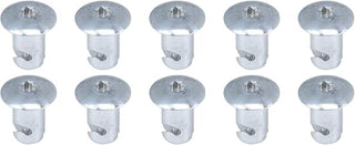 Allstar Performance Oval Hd T-30 Torx Fast. 7/16 .550in 10pk Alum
