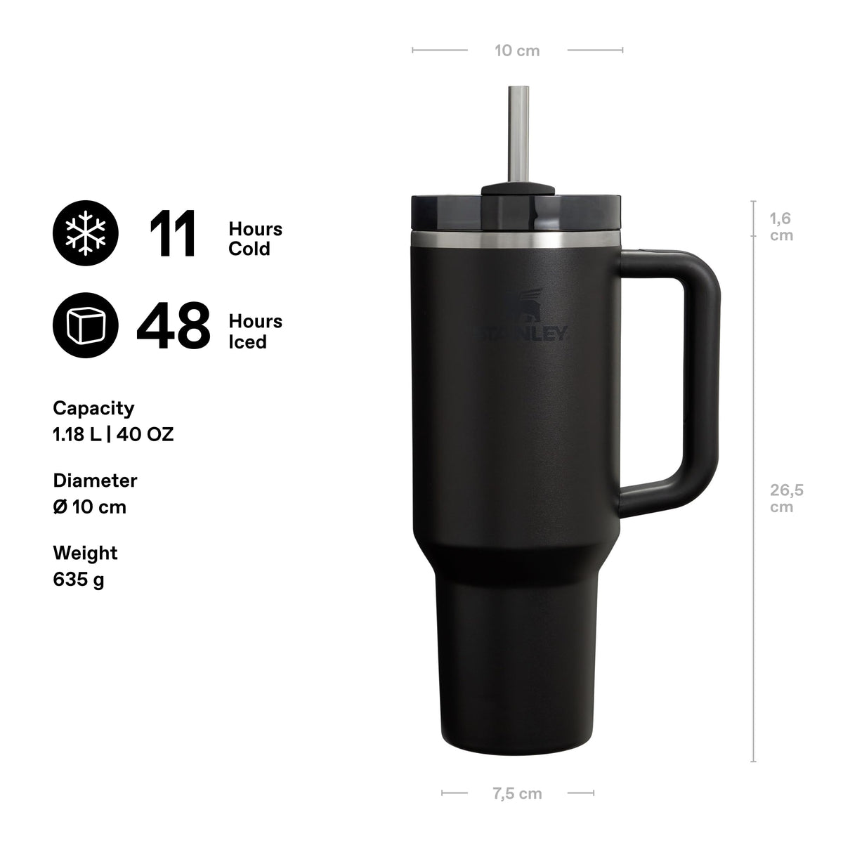 STANLEY Black 2.0 / 40.6 Ounces / Core Thermoses
