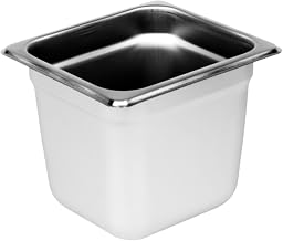 Thunder Group sixth size 6" deep 22 gauge anti jam pans, comes in each