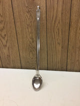S/S Solid Spoon w/ 21" Hooked Handle by Vollrath – Commercial, Stainless Steel, Silver, Model 60170