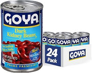 Goya Foods Low Sodium Dark Red Kidney Beans, 15.5 Ounce (Pack of 24)